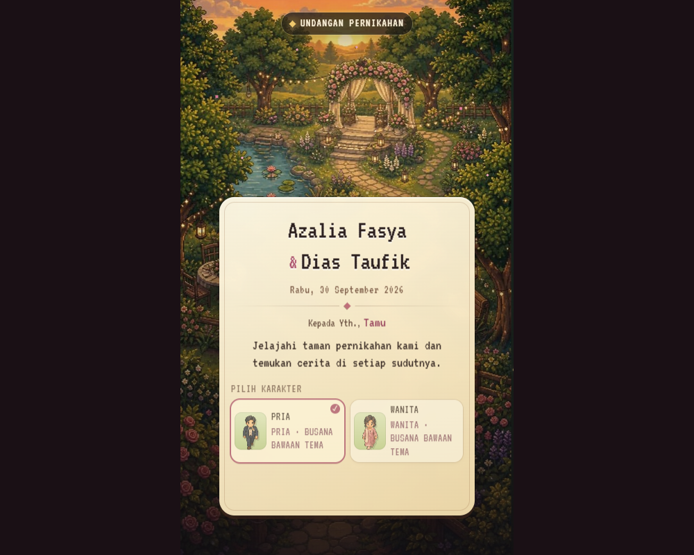Sampul The Wedding of Dias Taufik & Azalia Fasya - Inveet